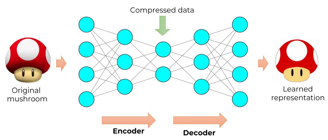 Basic idea of autoencoder